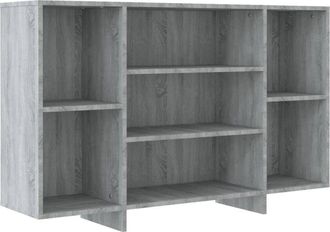 vidaXL Vidaxl - Aparador de madera de ingeniería gris Sonoma 120x30x75 cm