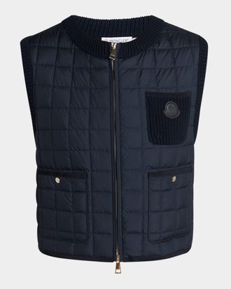 モンクレール MONCLER GAELLE DOWN VEST 3 Down Vests, Puffer & Quilted Vests for Men | Moncler US