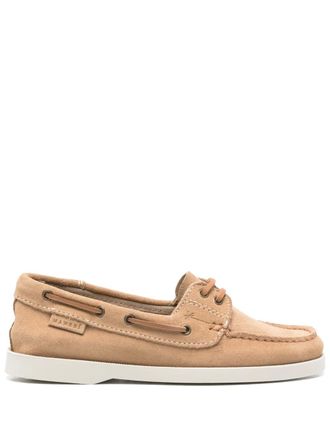 Maneb&igrave; Hamptons brogues - women - Calf Suede/Calf Suede/Rubber - 36 - Neutrals