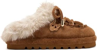 Naked Wolfe Harlow suede slippers - Brown