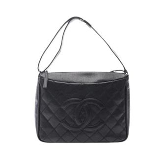 Chanel Pre-owned Vintage Schoudertas - Dames - Pre-owned - Zwart - Maat: ONE Size Leer