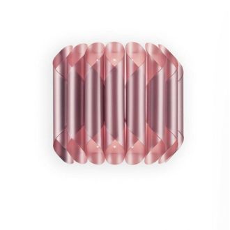 Linea Zero Applique Pink Metal in 32 x 16 x 30h