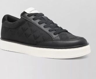 Emporio Armani low top sneakers round toe rubber sole