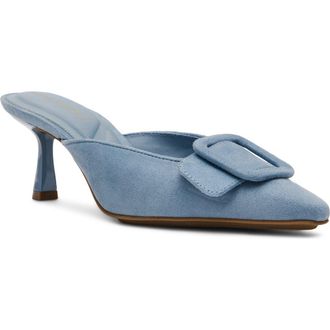 Anne Klein Cassia Kitten Heel Mule in Blue at Nordstrom, Size 9.5