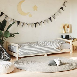 vidaXL Estructura De Cama Para Ni&ntilde;os Madera Maciza De Pino 80x200 Cm Vidaxl