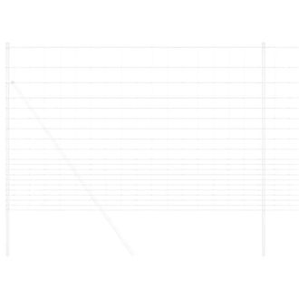 Berkfield Home Modern Field Fence 1.6x25 m Galvanised Steel in Silver