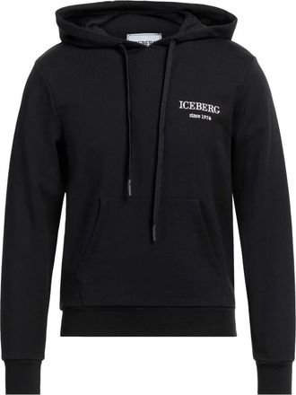 Iceberg Felpa - Heren - Hoodies - Zwart - L - Hoodies & sweatvesten
