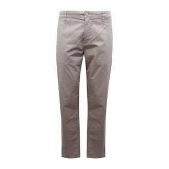 Brooksfield Chinos, male, Beige, Size: 3XL 205A.c161 Slim Fit Printed