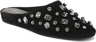 Veronica Beard Narcisa Crystal Embellished Mule in Black at Nordstrom, Size 7.5