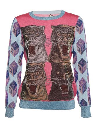 Gucci printed sweater - Blue