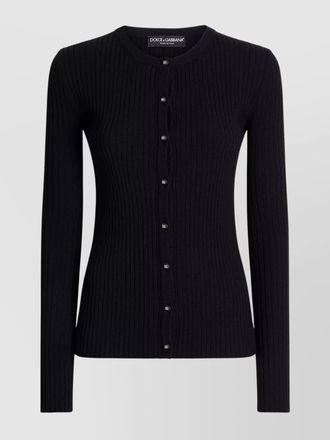 Dolce & Gabbana ribbed knit buttoned cardigan