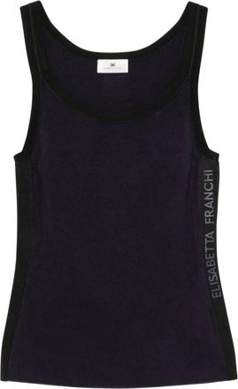 Elisabetta Franchi Mujer, Camisetas, Azul, Talla: M