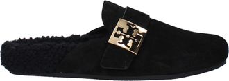 Tory Burch Tory Burch Mellow Mujers Zuecos y mules de ante negro