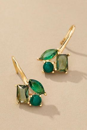 Anthropologie Cluster Crystal Earrings