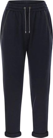 Brunello Cucinelli Pantaloni con coulisse - Blu