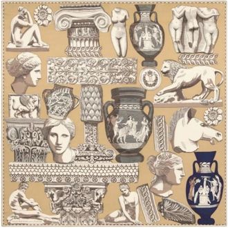 Inou&iuml; Editions Zijde sjaal - Dames - Zijden sjaals - Beige - ONE Size - Accessoires