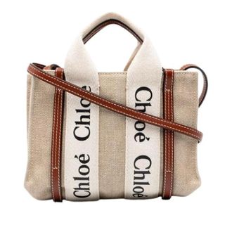 Chlo&eacute; Pre-owned Canvas Satchel - Pre-owned - Mujer - Beige - ONE SIZE