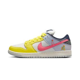 Nike Fitness, Heren, Veelkleurig, 42 1/2 EU, Leer, SB Dunk Low Pro Be True Xavier Schipani