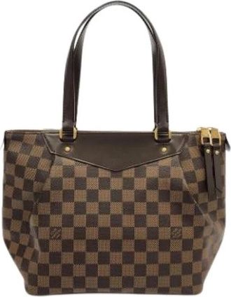 Louis Vuitton Pre-owned N41102 Handtas - Dames - Vintage Handtas - Bruin - ONE Size - Vintage