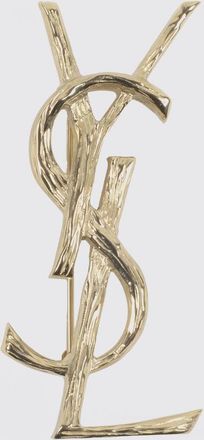 Saint Laurent Spilla Cassandre in ottone