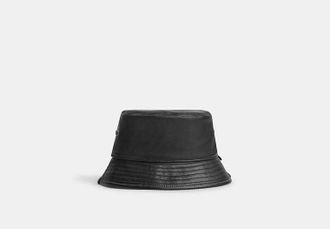 Coach Leather Bucket Hat