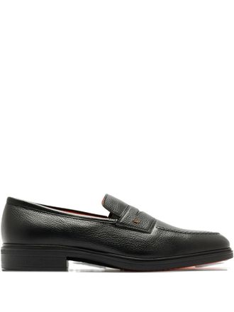 Santoni Mocassini in pelle - Nero