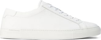 Polo Ralph Lauren White Leather Minimalist Low-Top Sneakers