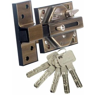 Lince Cerrojo Reforzado 7930r. Bronce Ingles Marca Lince