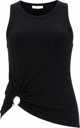Paco Rabanne Top Con Piercing Sleeveless Tank