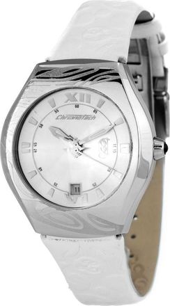 Chronotech Leather Mens Watch