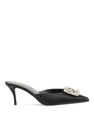 Roger Vivier Flower Strass 65 Mules