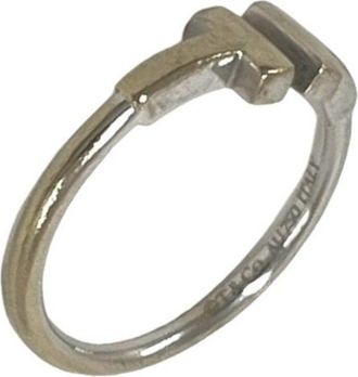 Tiffany & Co. Silver Silver 925 Band Ring (Pre-Owned)