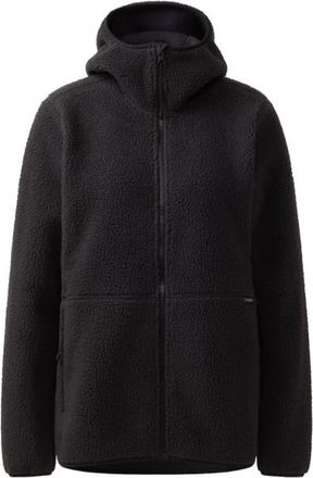 Hagl&ouml;fs Fun&auml;s Pile Hood Fleecejacke f&uuml;r Damen | schwarz