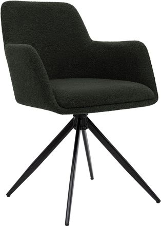 Clp Silla De Comedor Olema De Tejido De Peluche Verde