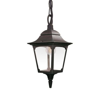 Netlighting Chapel Outdoor Pendant Ceiling Light Black IP44