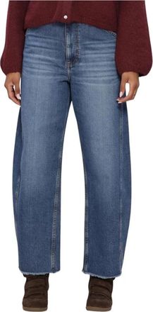 Mos Mosh MMElva Antonie Jeans - Dames - Loose Fit Jeans - Blauw - W30 - Katoen - Jeans