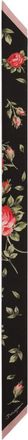 Dolce & Gabbana Roses Bouquet Print Silk Foulard-Donna