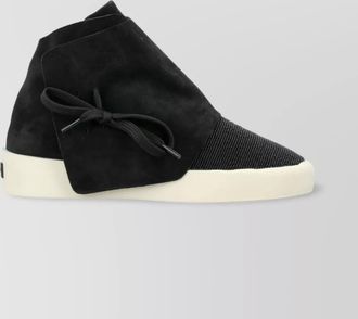 Fear of God beaded fabric ankle sneakers
