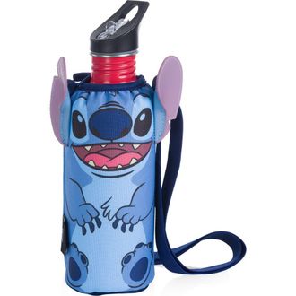 Picnic Time x Disney Lilo & Stitch Stainless Steel Water Bottle & Cooler Sling in Blue at Nordstrom Rack