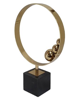 A&B Home Discontinued A&B Home Mavis Ring Statuary With Marble Base