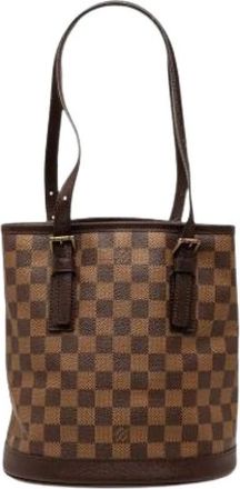Louis Vuitton Pre-owned The Marais Bucket Bag - Dames - Vintage Tas - Bruin - ONE Size - Vintage
