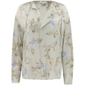 Vince Dames, Blouses & Shirts, Veelkleurig, Maat: XL Zijde