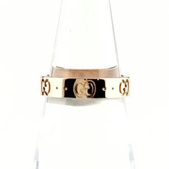 Gucci Icon Pink Gold (18K) Band Ring (Pre-Owned)
