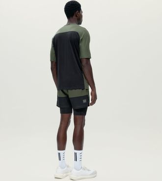 Born T-Shirt Trak Kaki Leaft/Black