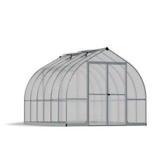 Palram Greenhouse Bella Kit 8 x 12 Feet - L363.9 x W244 x H219 cm - Silver