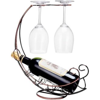 OEM Botellero De Encimera, Soporte Para Copas De Vino, Resistente Al Desgaste Y Duradero, Apto Para Cocinas/bares/salones/tiendas (lat&oacute;n)