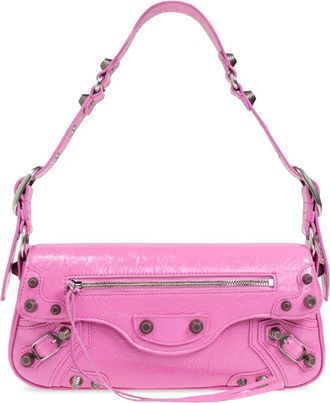 Balenciaga Schoudertas Klein Le Cago Sling - Dames - Schoudertassen - Roze - ONE Size - Leer - Tassen