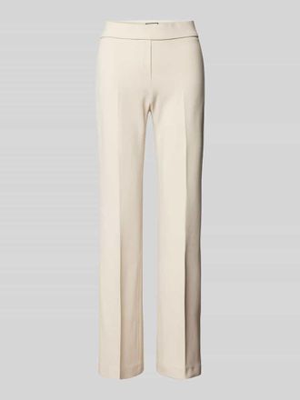 Seductive Straight Leg Stoffhose mit elastischem Bund Modell NANOU in Ecru, Größe 42