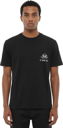 Neil Barrett Black Slim Crew Neck T-Shirt