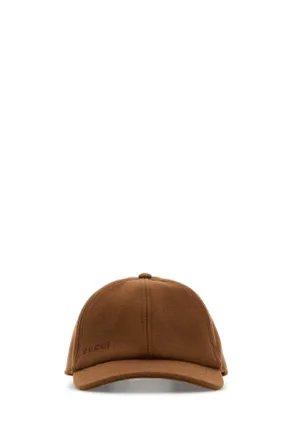 Gucci Brown Wool Baseball Cap
